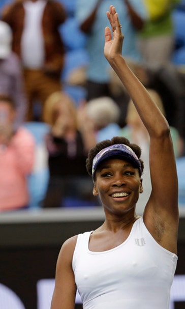 Venus focused on tennis, not age, in record 73rd Grand Slam